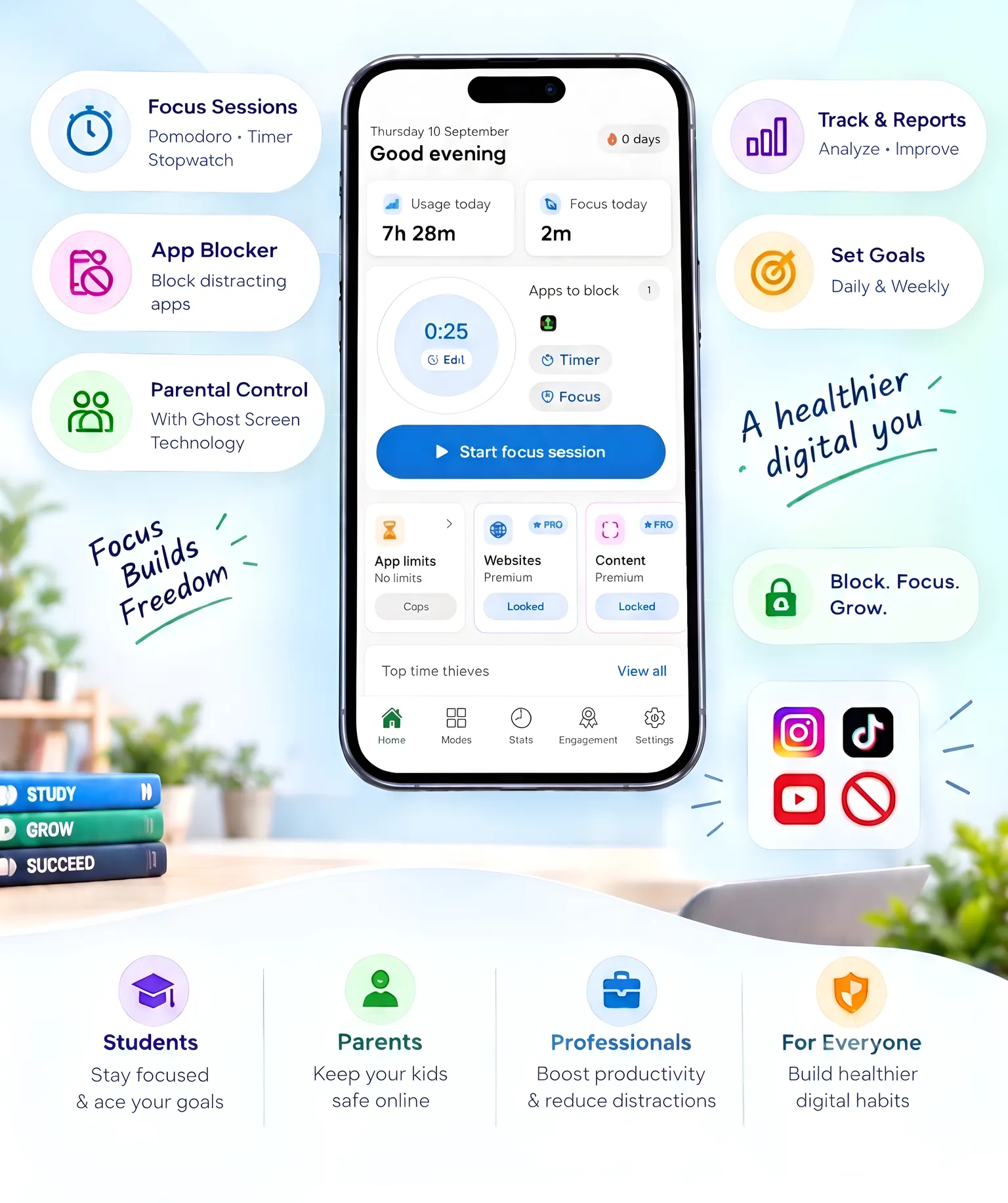 ScreenBreathe app screenshot